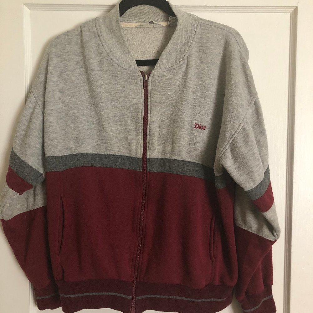 Vintage Dior Zip-Up Sweatshirt